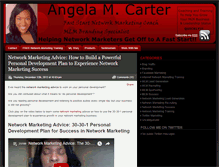 Tablet Screenshot of angelamcarter.com